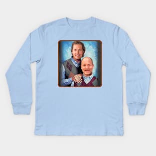 Half Brothers- Woody and Matthew Kids Long Sleeve T-Shirt